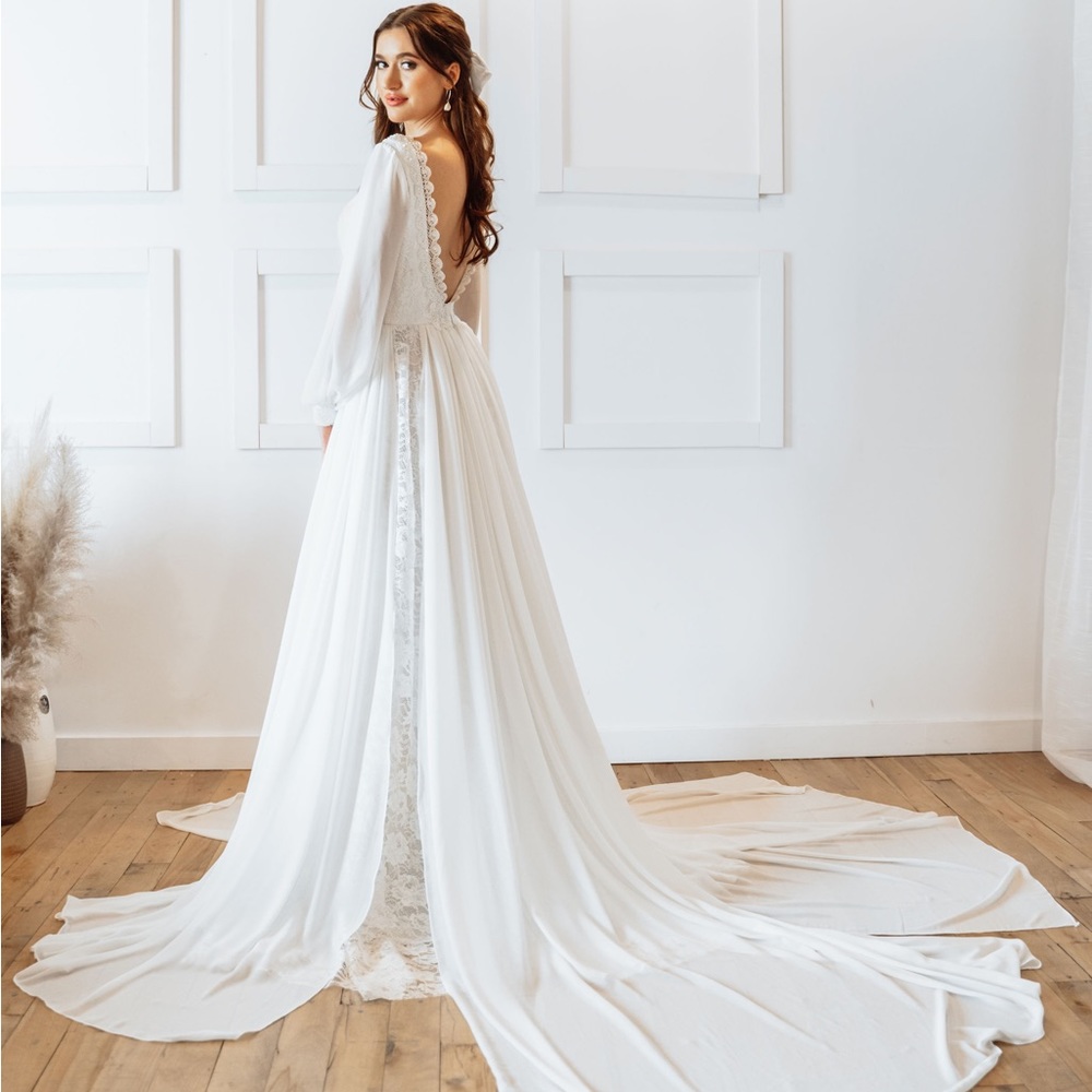 Sample boho wedding dress